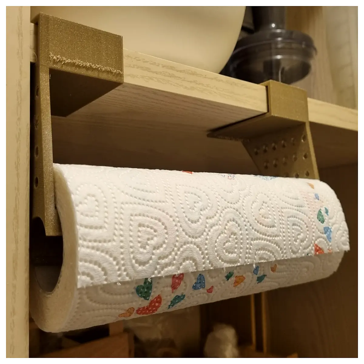 kitchen paper towel holder roll 19mm thick duty wall mount or countertop dispenser sturdy