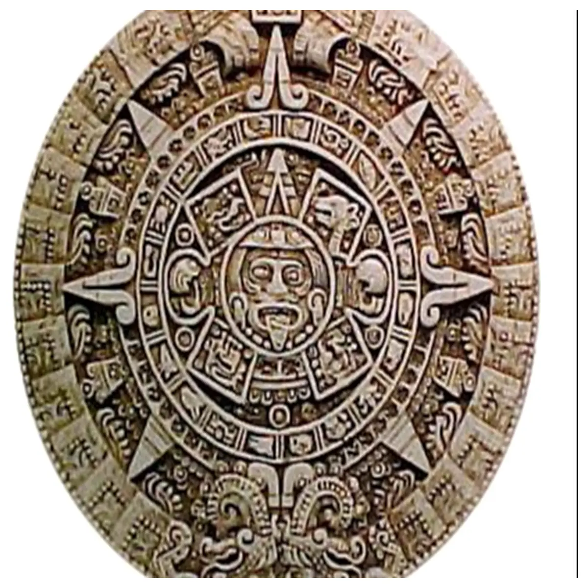 aztec calendar stone ancient mexican history decor sun stone wall art for living room