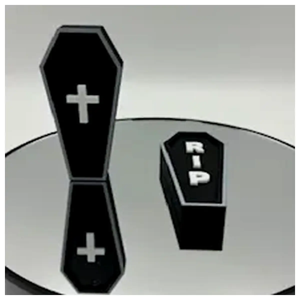 funeral casket decorations ribbons cross memorial tribute floral accents for coffin service