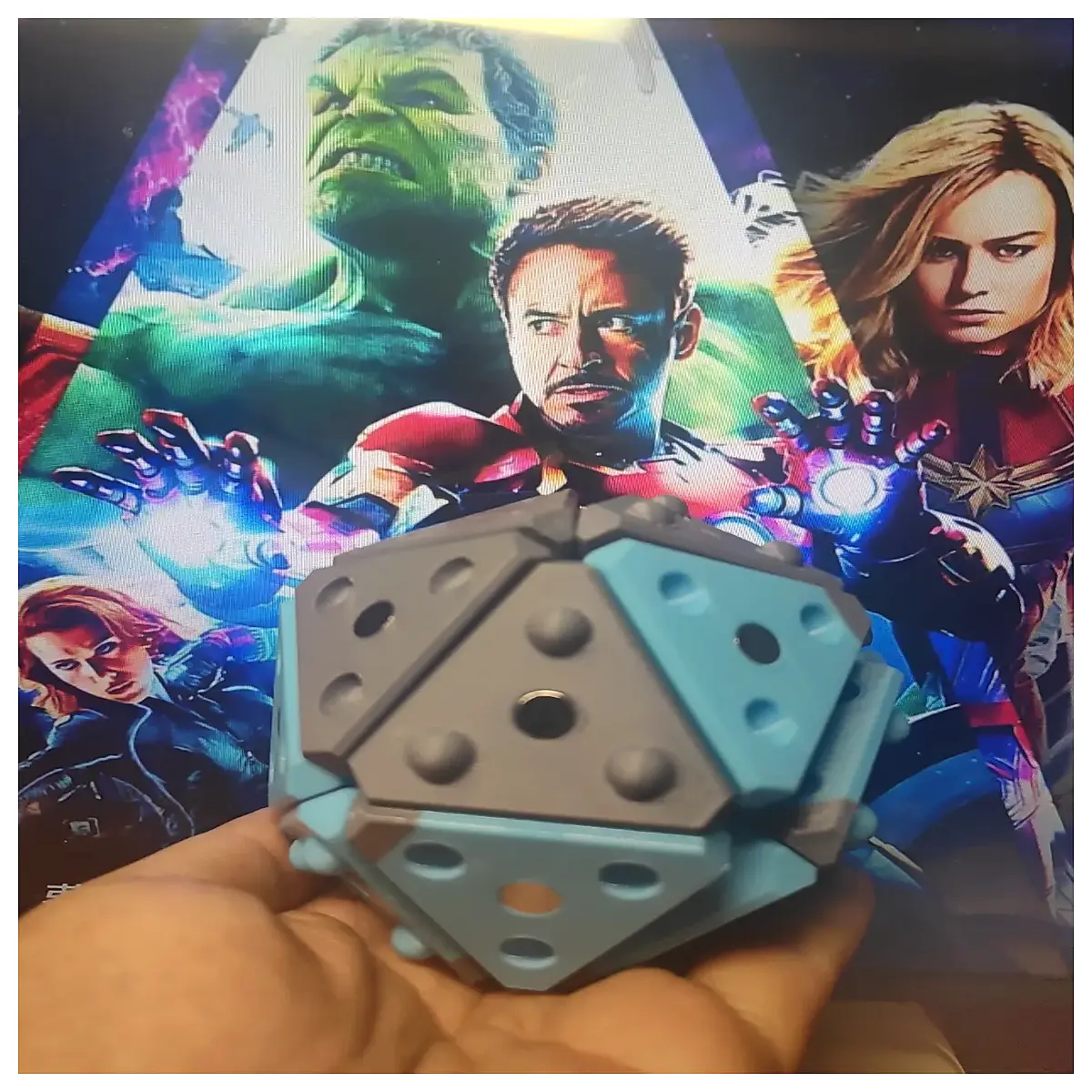 magnetic cube fidget toy stress relief anxiety reducer metal sensory tool for adults aid