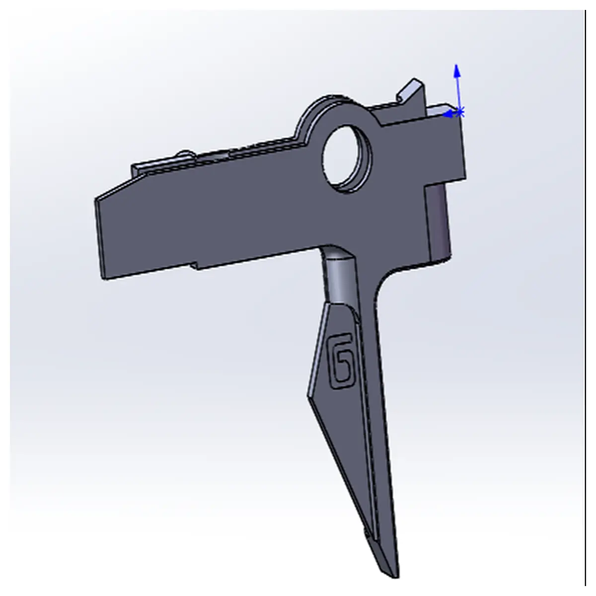 mws d trigger upgrade for glock gen3 4 5 metal trigger assembly with adjustable reset and flat face