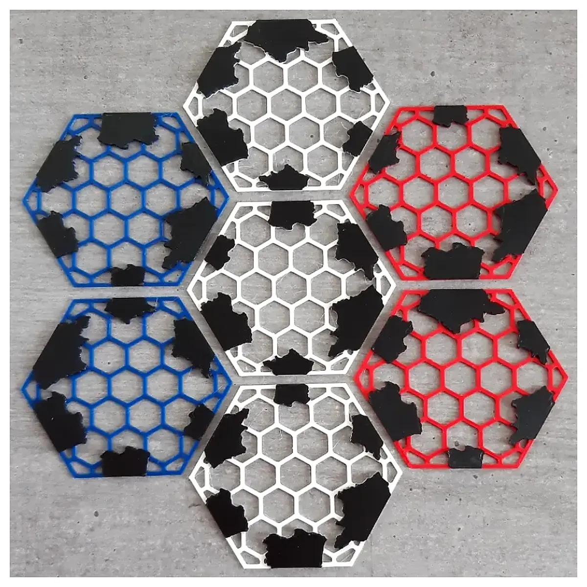 hexagon french themed puzzle pieces jigsaw for adults kids