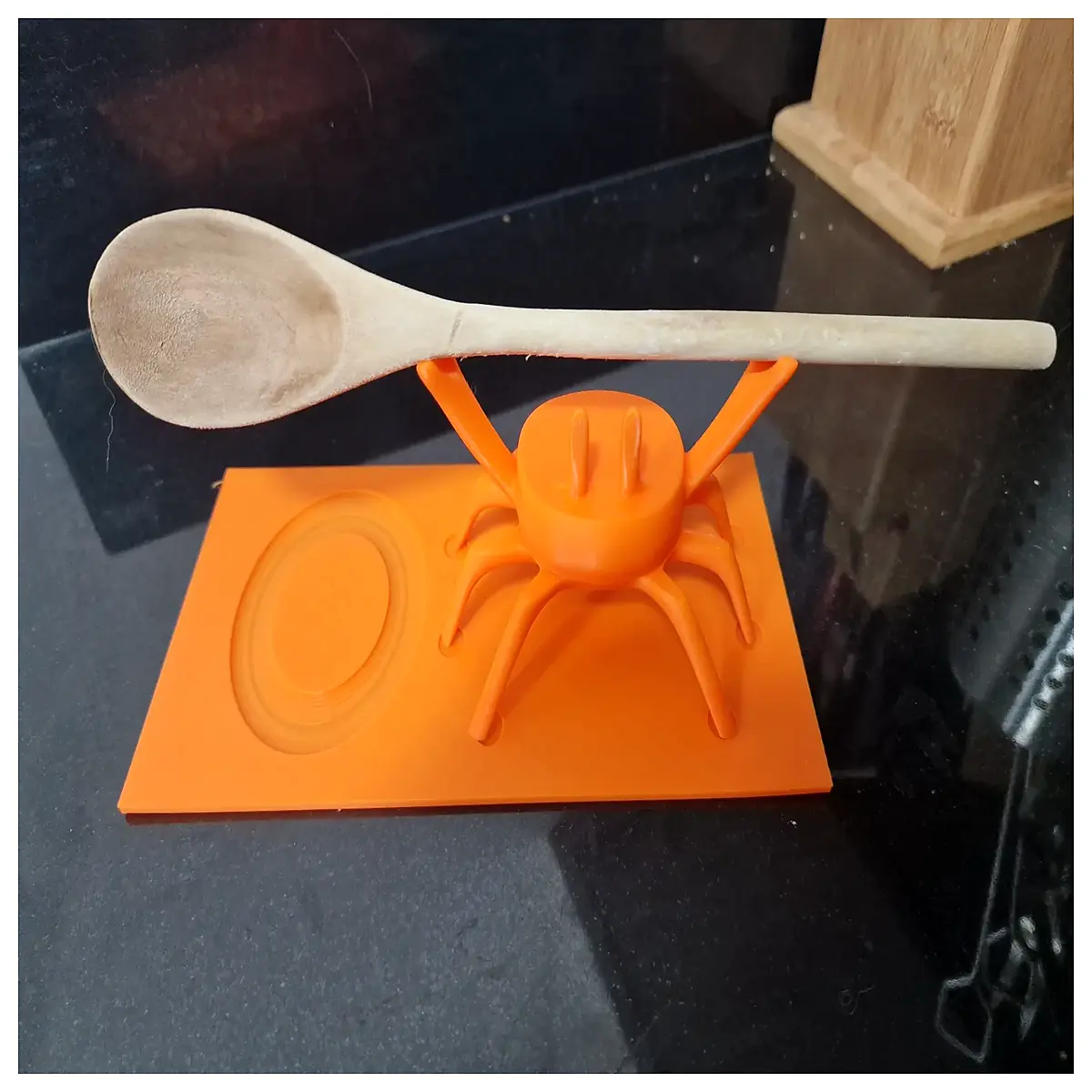 crab shaped ceramic spoon rest kitchen counter organizer seafood themed table decor