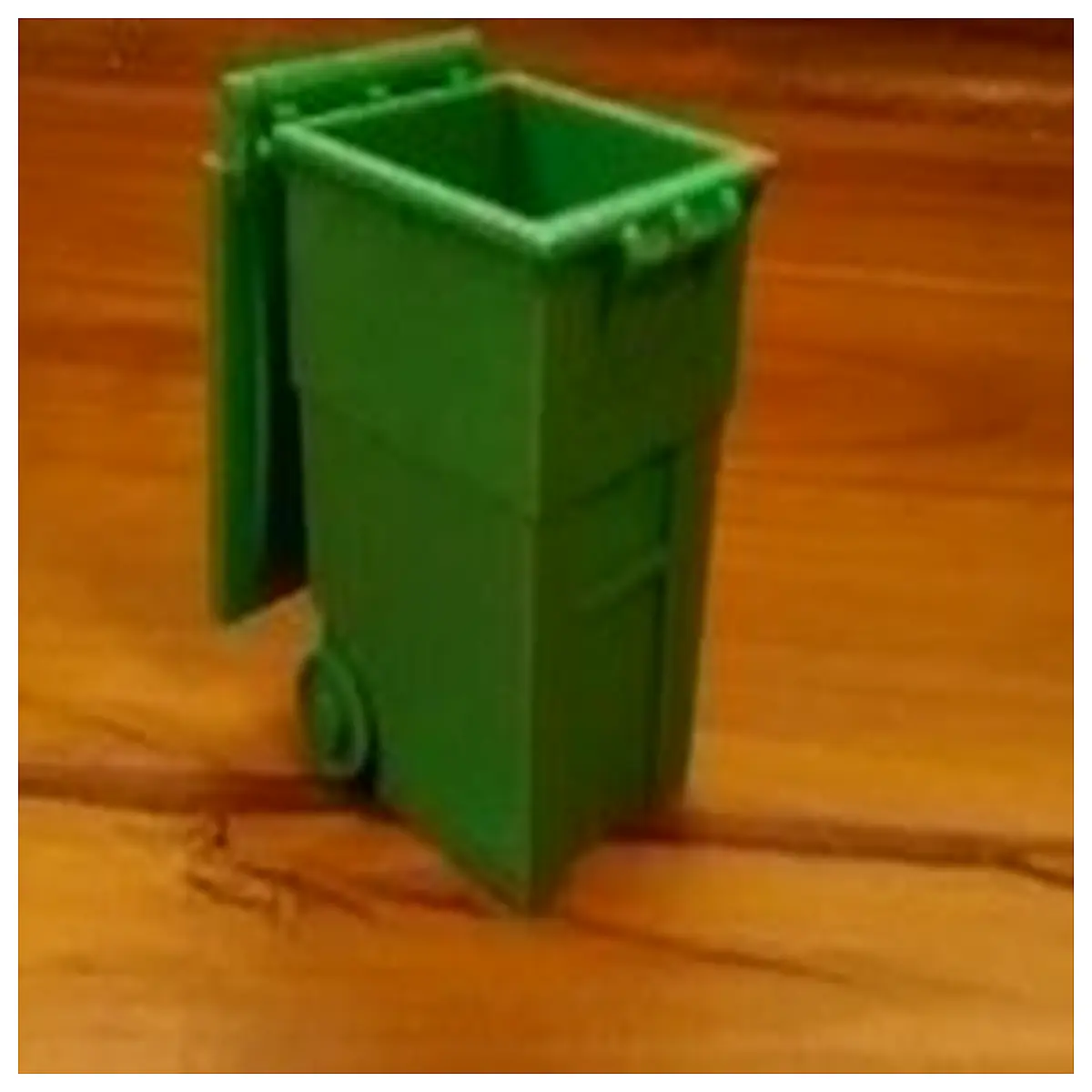 printed waste bin no assembly required seamless trash can for home office