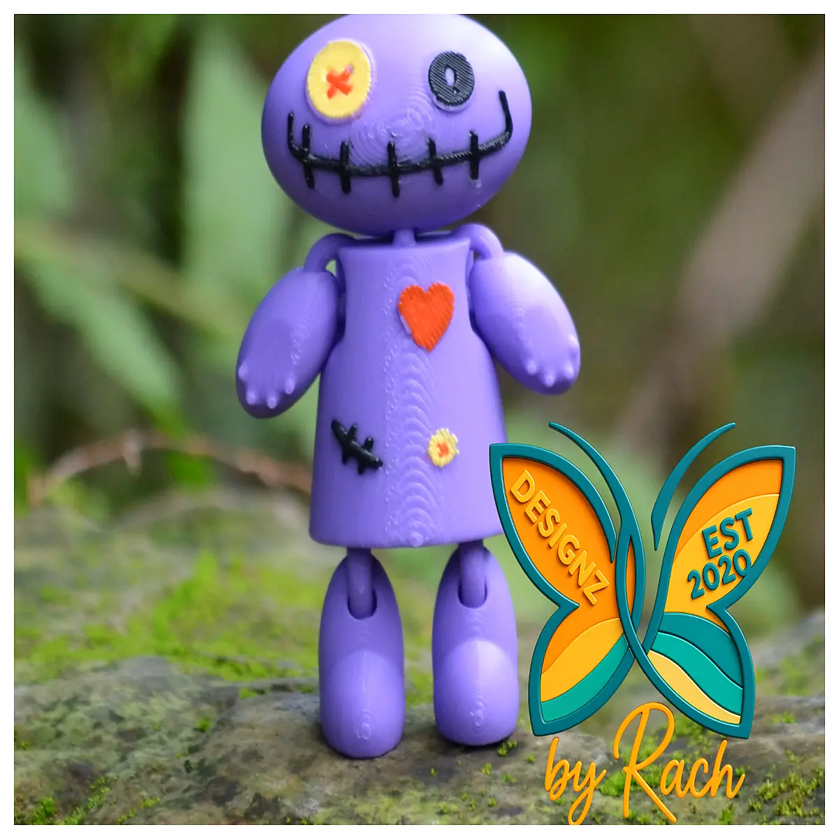 halloween voodoo doll stress relief toy movable joints funny prank adults kids party favor