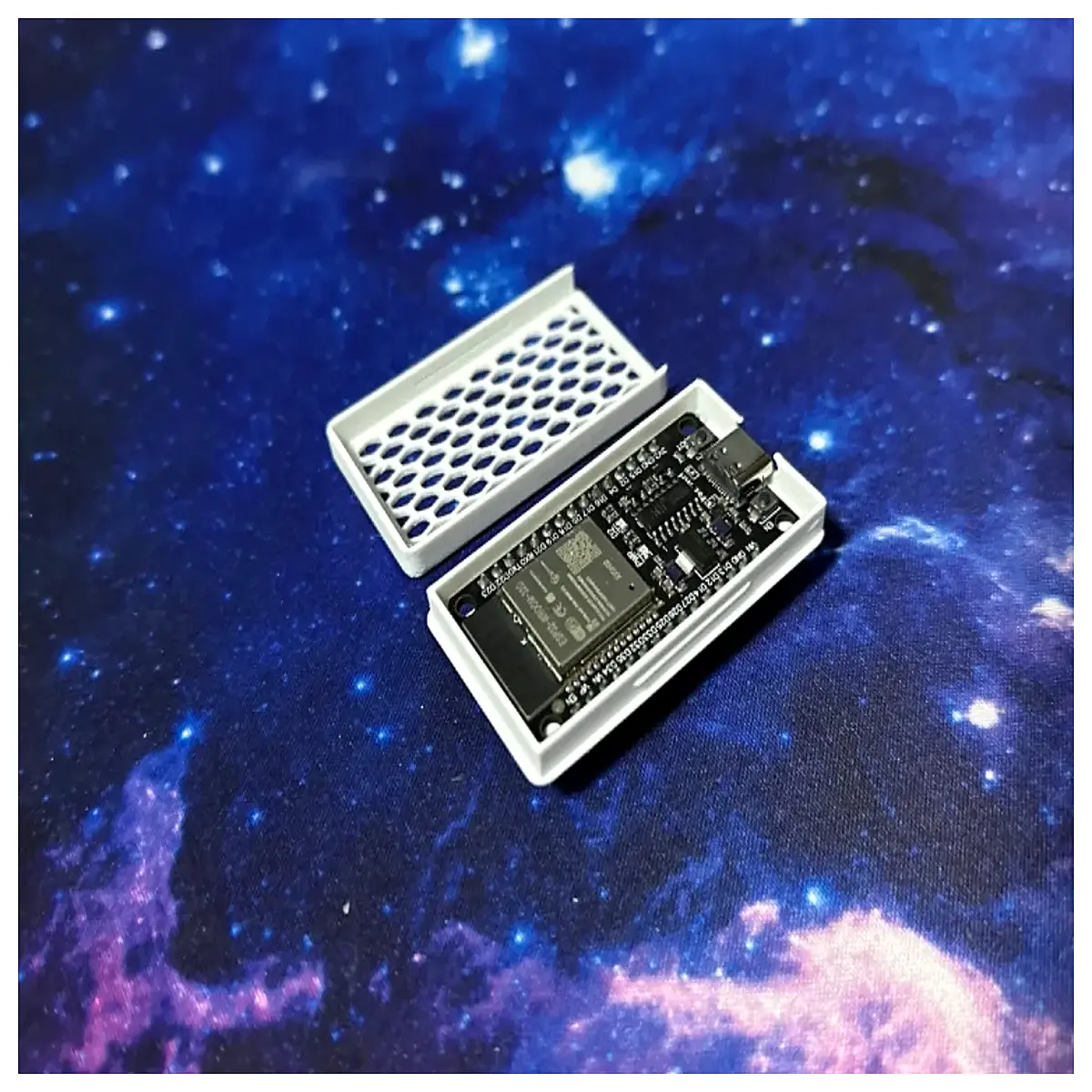 esp32 wroom case slim vented enclosure heat dissipation protection housing