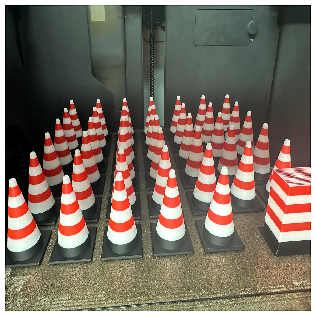 duty traffic cones high visibility safety road work barriers orange reflective warning delineators for parking lot crowd control