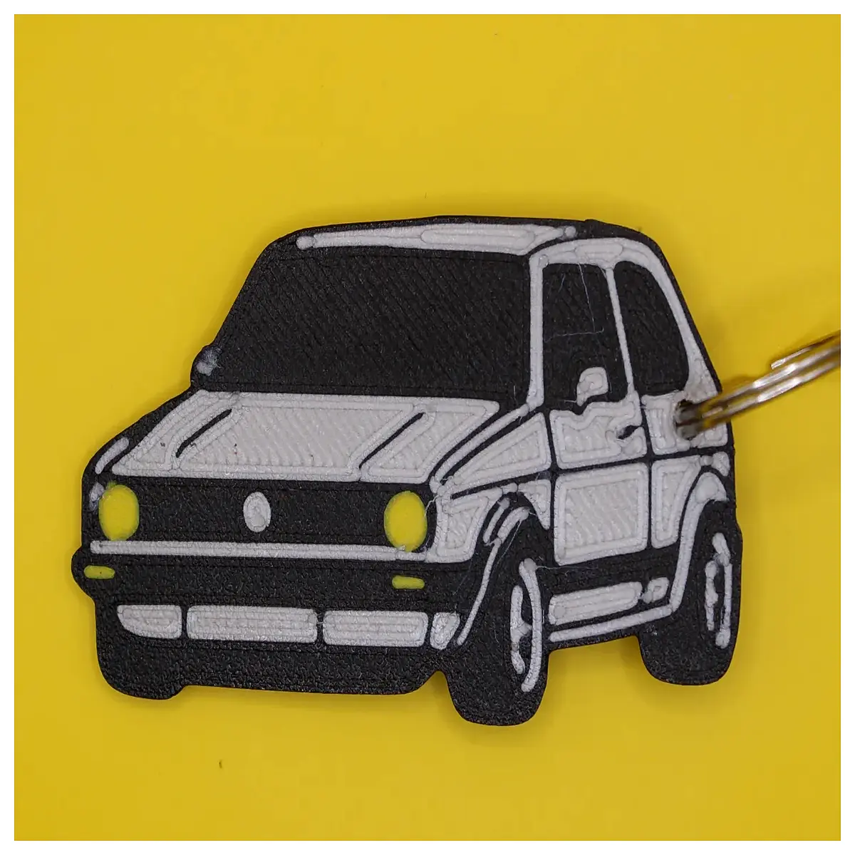 mk7 keychain metal pendant car key ring accessory for 1 2 3 gti r line