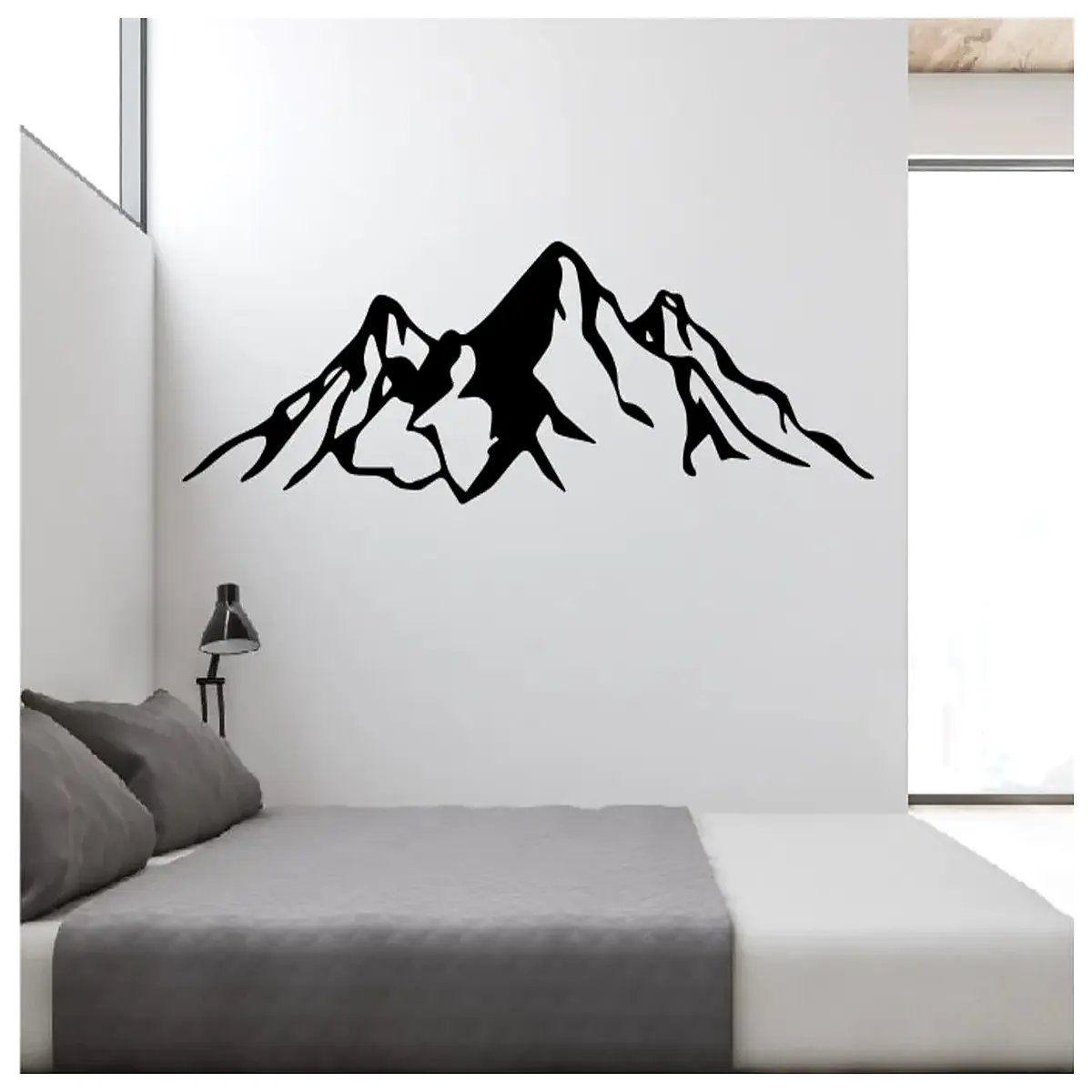 mountain wall decor art canvas prints rustic cabin living room home decoration landscape painting