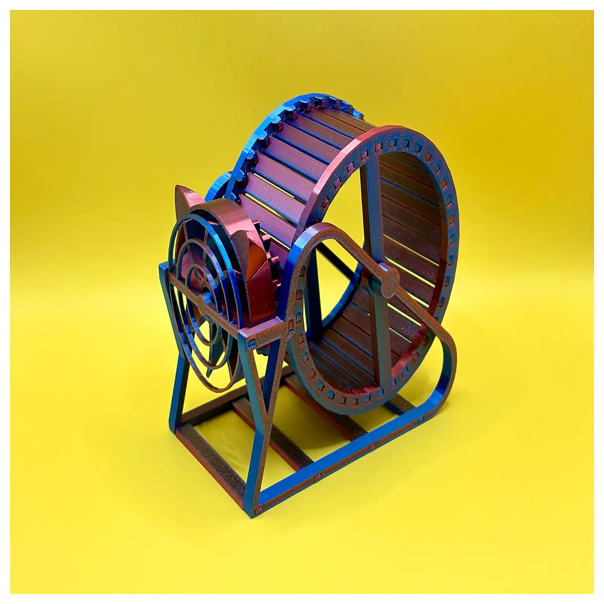 hamster wheel for small pets energy efficient exercise generator quiet cage cooling system automatic wind power toy