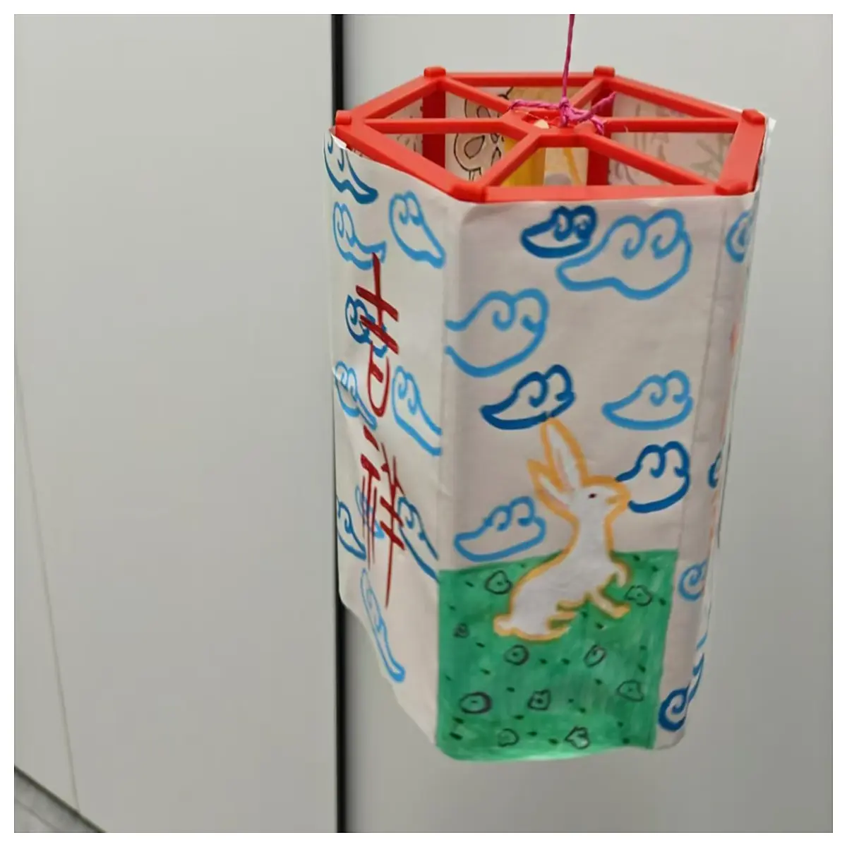 mooncake festival diy lantern traditional intangible cultural heritage rubbing projection craft project for kids school homework