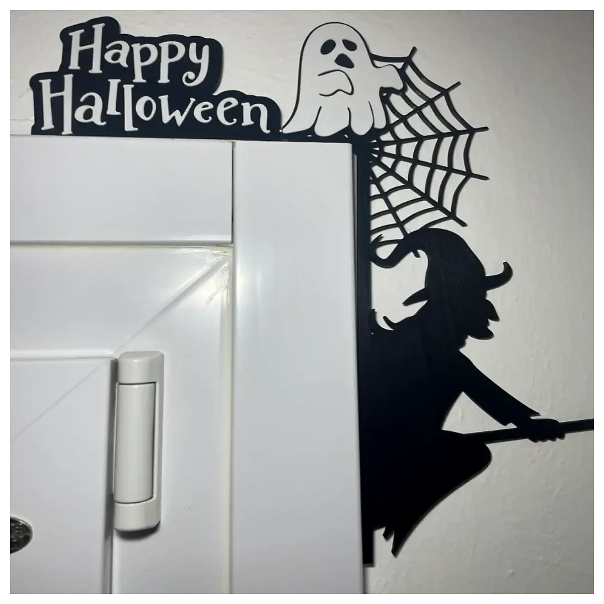 halloween door corner decorations spooky ghost props haunted house party supplies