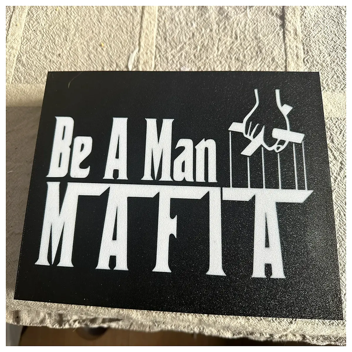 neon sign for man cave gangster wall decor mafia aesthetic bar masculine bedroom neon tough guy room lighting