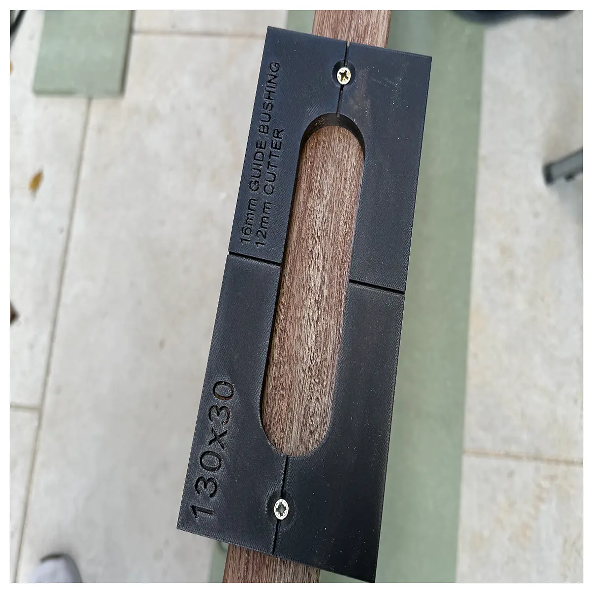 soss hinge routing template 130x30mm for invisible cabinet hinges woodworking jig