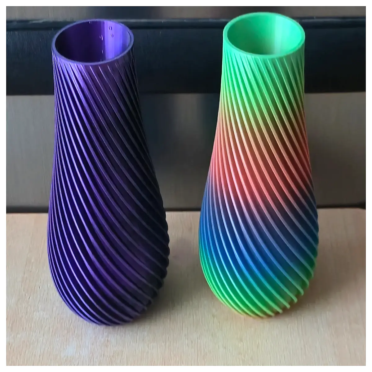 large spiral vase for tall flowers modern home decor centerpiece