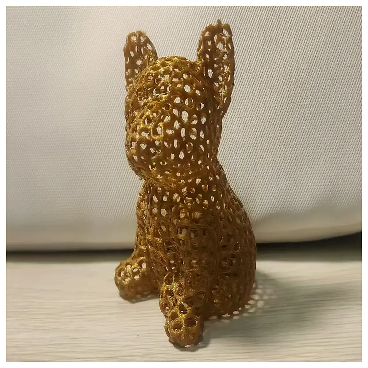 plush sitting dog toy with openwork mesh design cute animal stuffed pet for kids nursery decor
