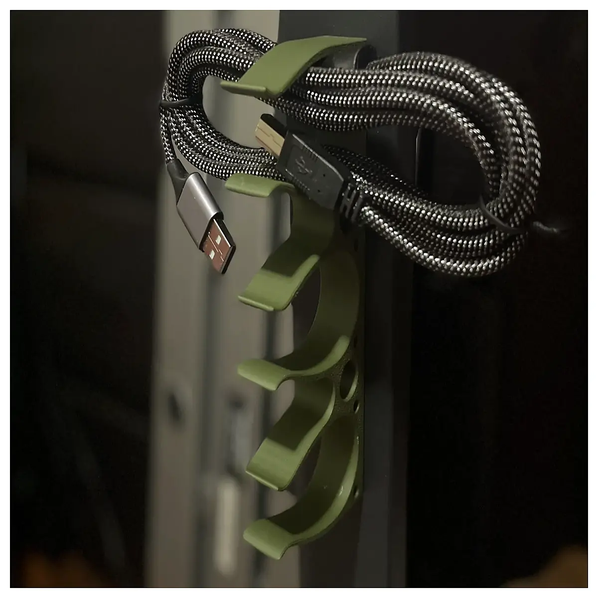 magnetic cable organizer for desk wire management clip holder magnet cord keeper desktop electronics tidy up accessories