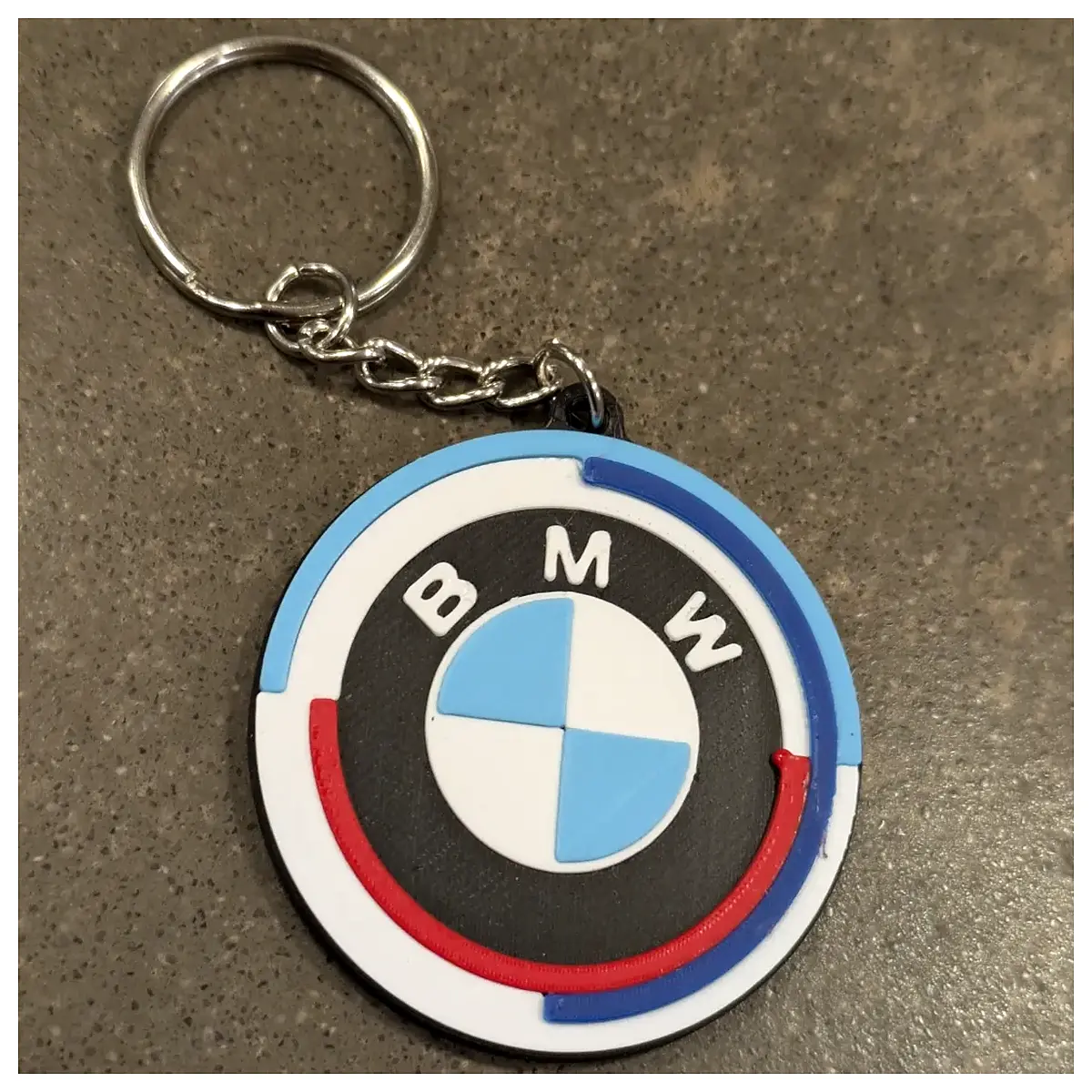 50th anniversary keychain metal pendant car enthusiasts