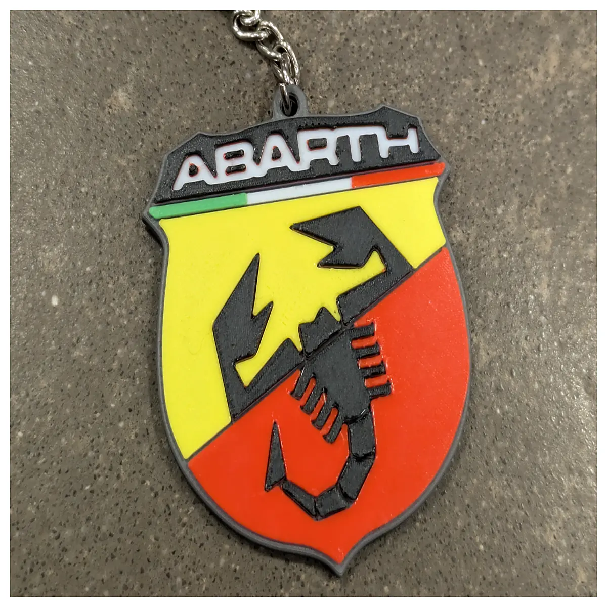 abart keychain metal car pendant bag charm anti loss ring for men women auto accessory