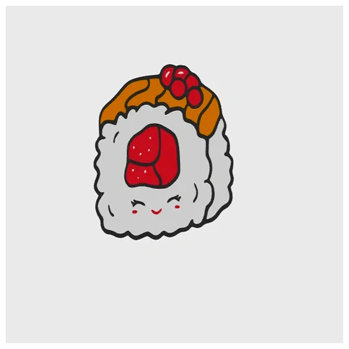 cute salmon sushi roll plush keychain kawaii food charm for bag japanese style sushi toy accessory anime fans