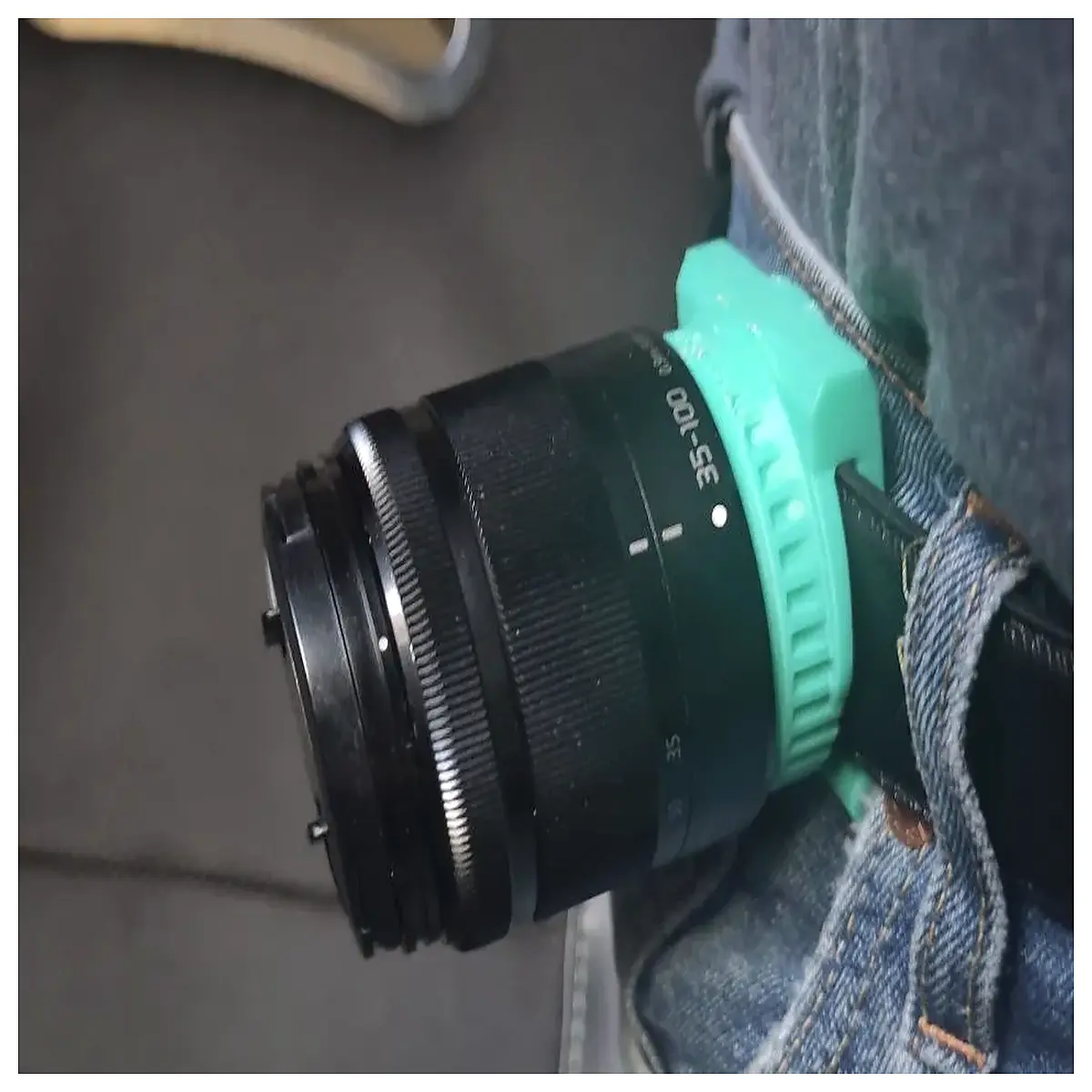 micro four thirds lens cap strap loop belt clip attachment for m43 camera