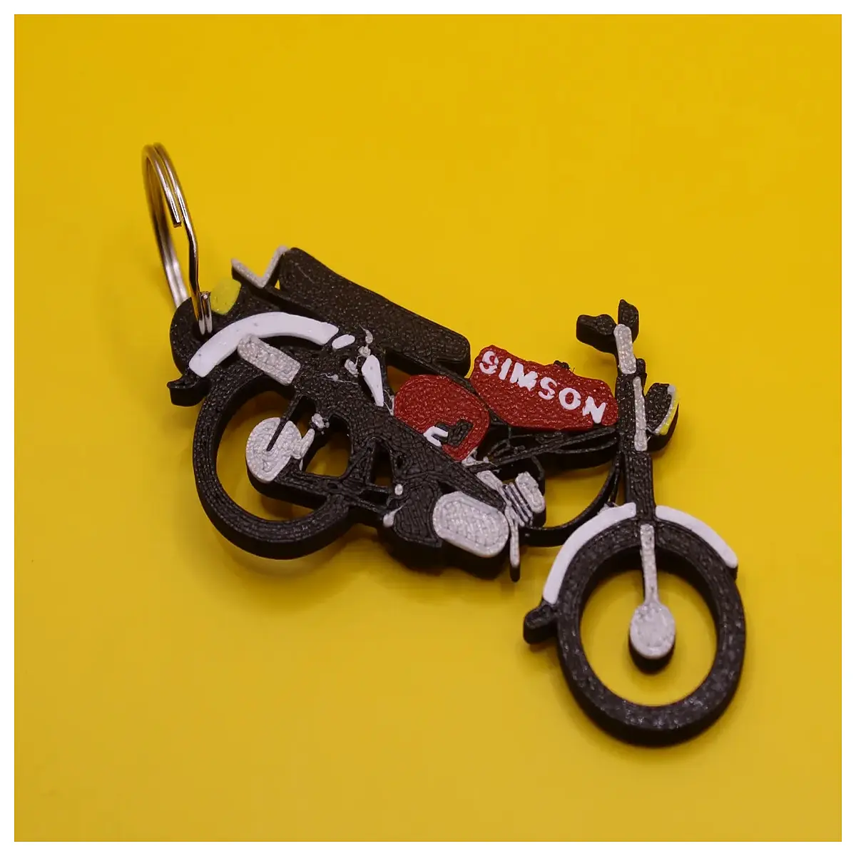 simson enduro s51 motorcycle keychain metal alloy souvenir vintage bike enthusiasts retro moped accessories