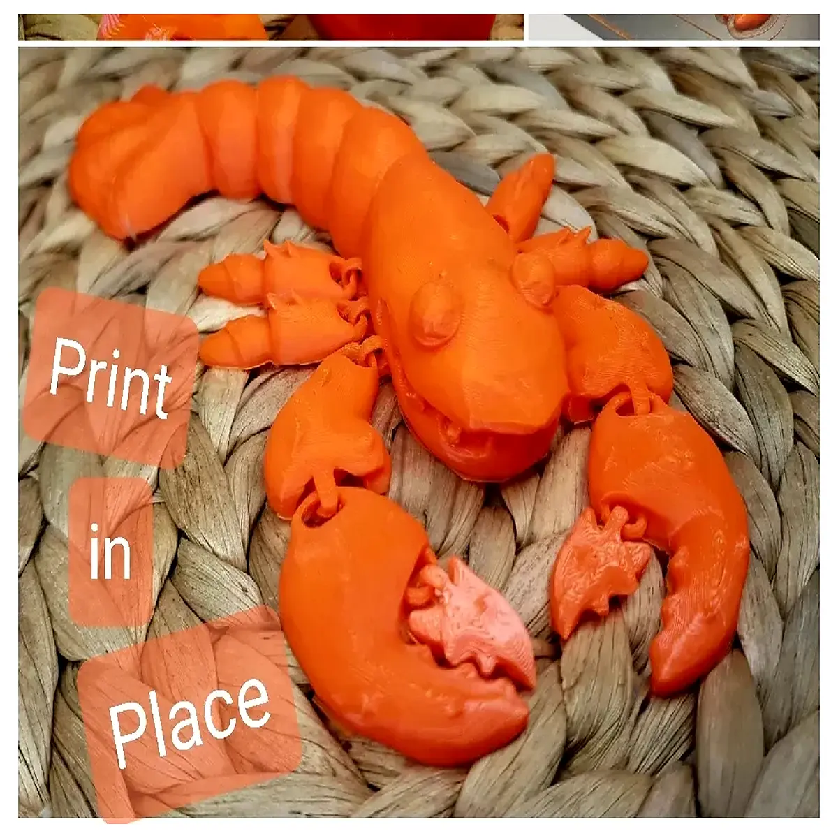 articulated lobster toy for kids realistic moving crustacean figure educational biology