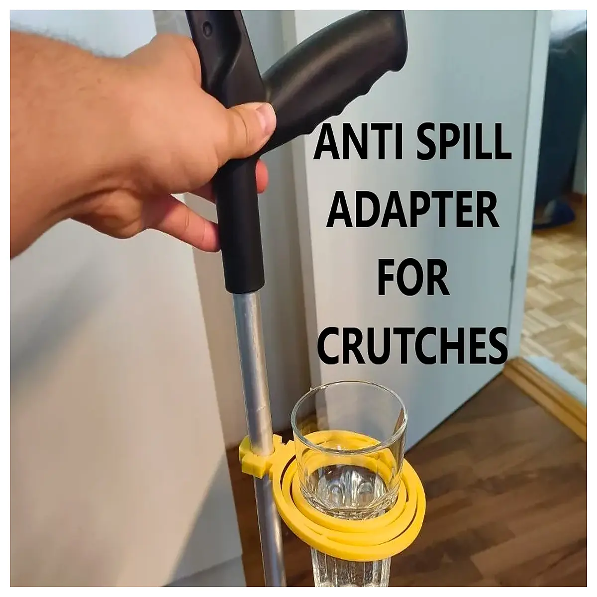 cane cup holder attachment for walkers anti spill travel mug mount for elderly walking stick accessories