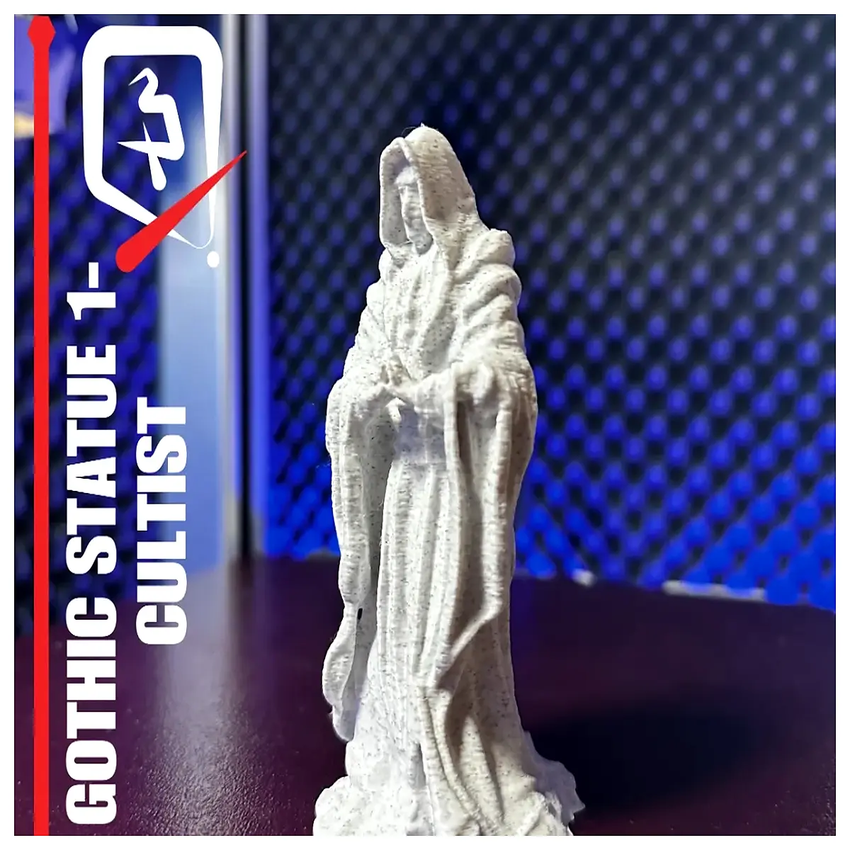 gothic statue no support standing resin figure dark art decor