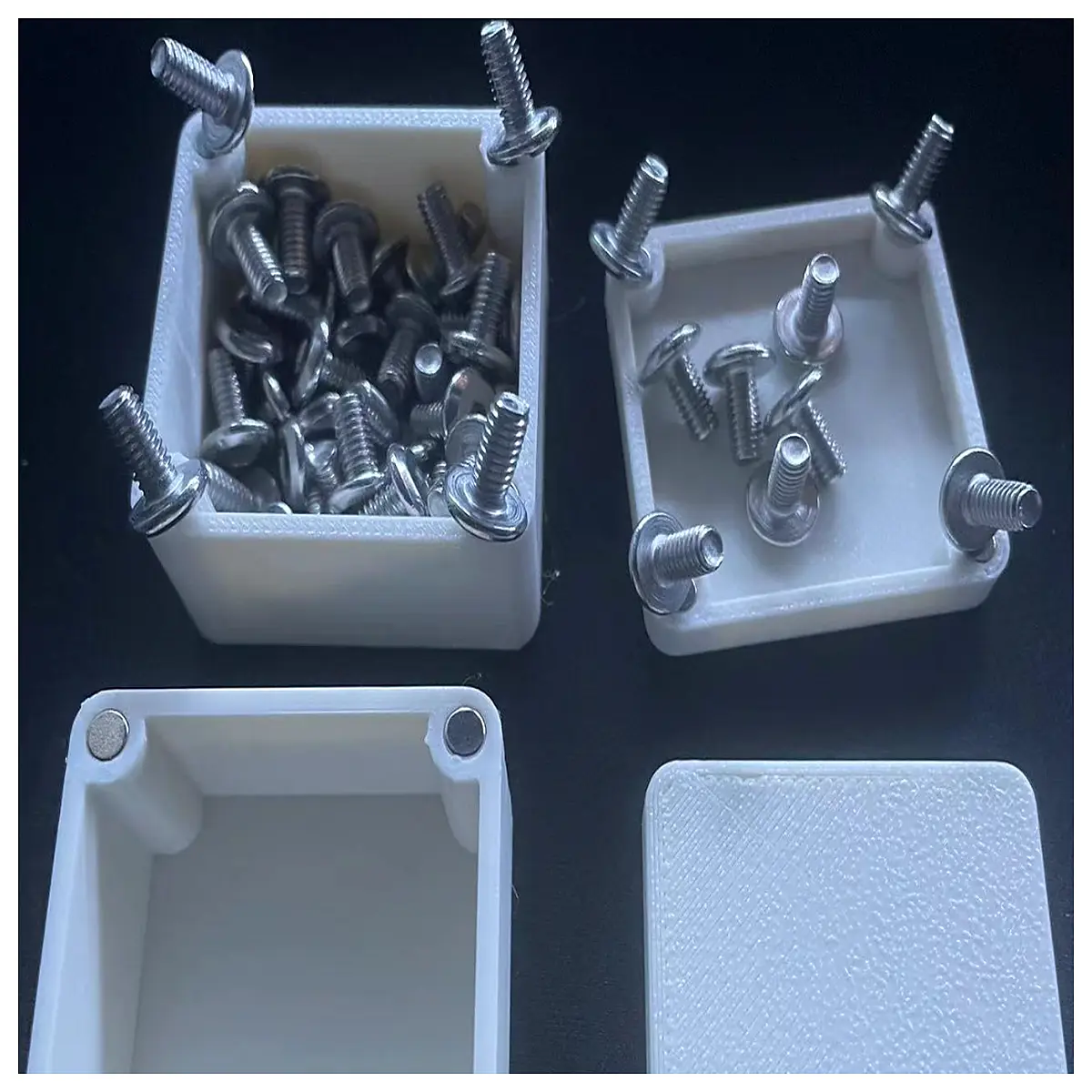 fidget magnetic storage box desk organizer stress relief toy for anxiety