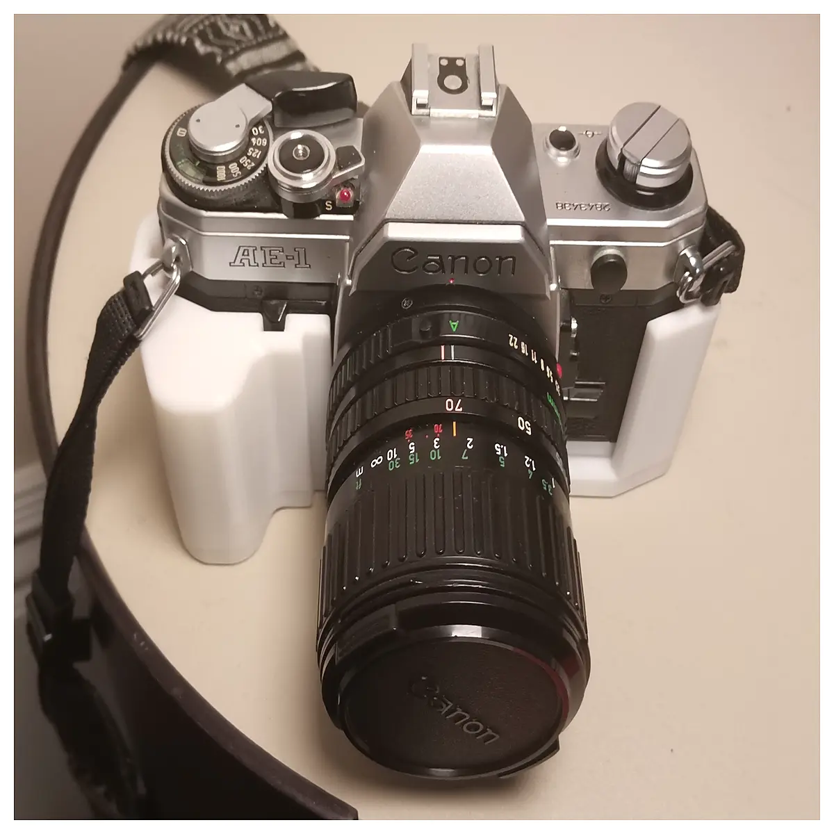 ae 1 camera case with grip vintage leather protective cover for bag