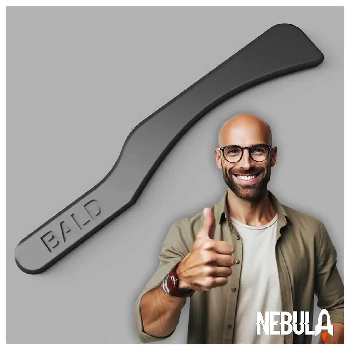 best comb for bald head men shaving maintenance styling gel brush