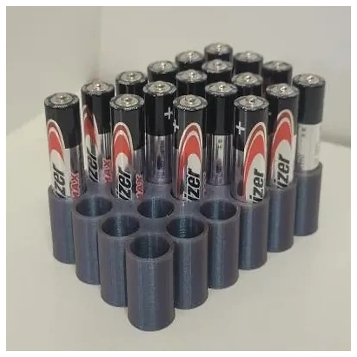 battery holder for aaa batteries plastic snap cap case box storage organizer