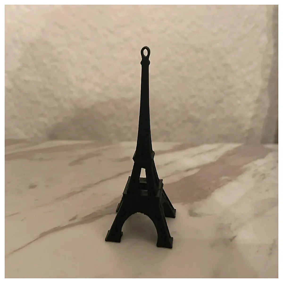 paris tower souvenir keychain metal charm for travel bag luggage tag france gift