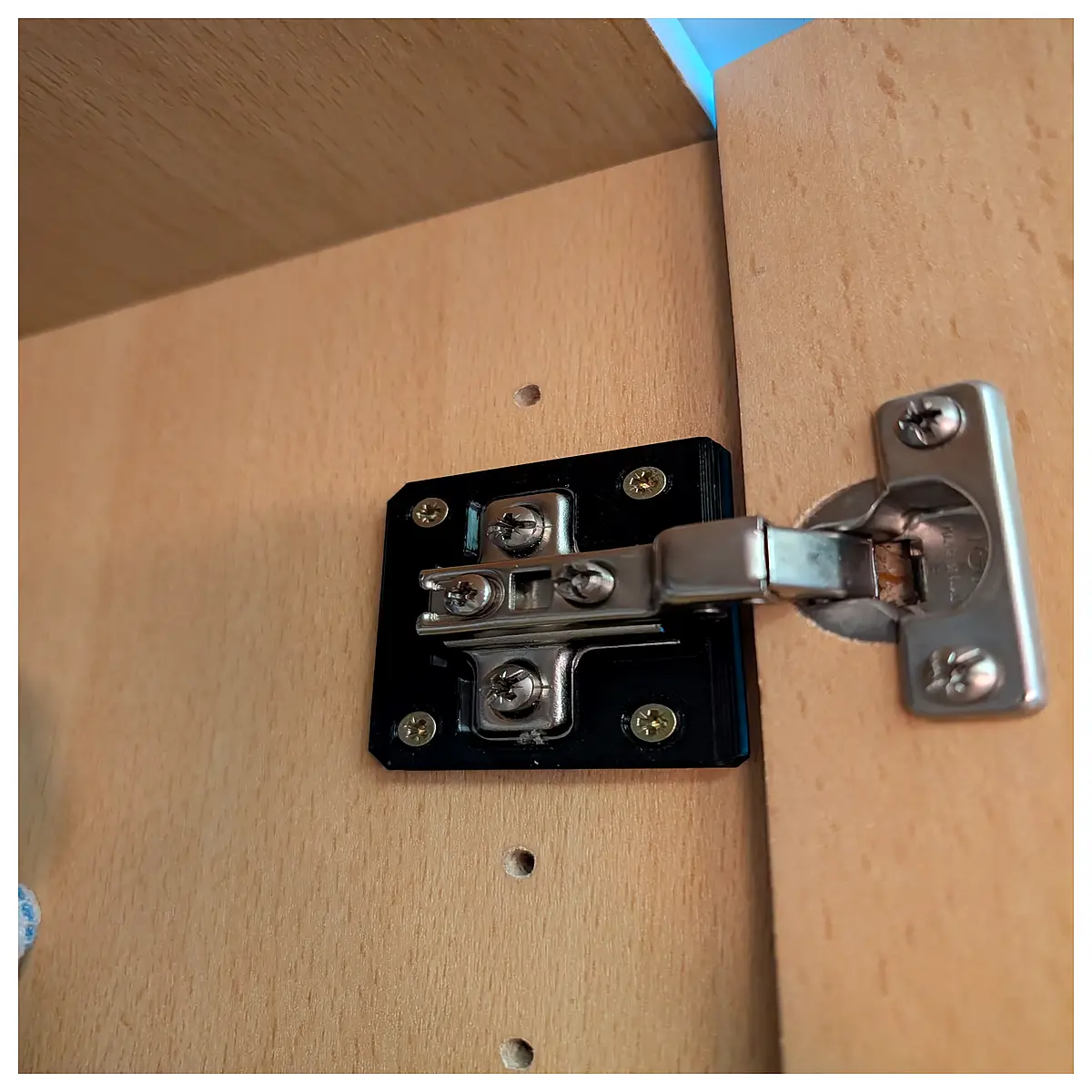 flat hinge repair bracket replacement plate for cabinet door reinforcement fix broken pivot metal hardware