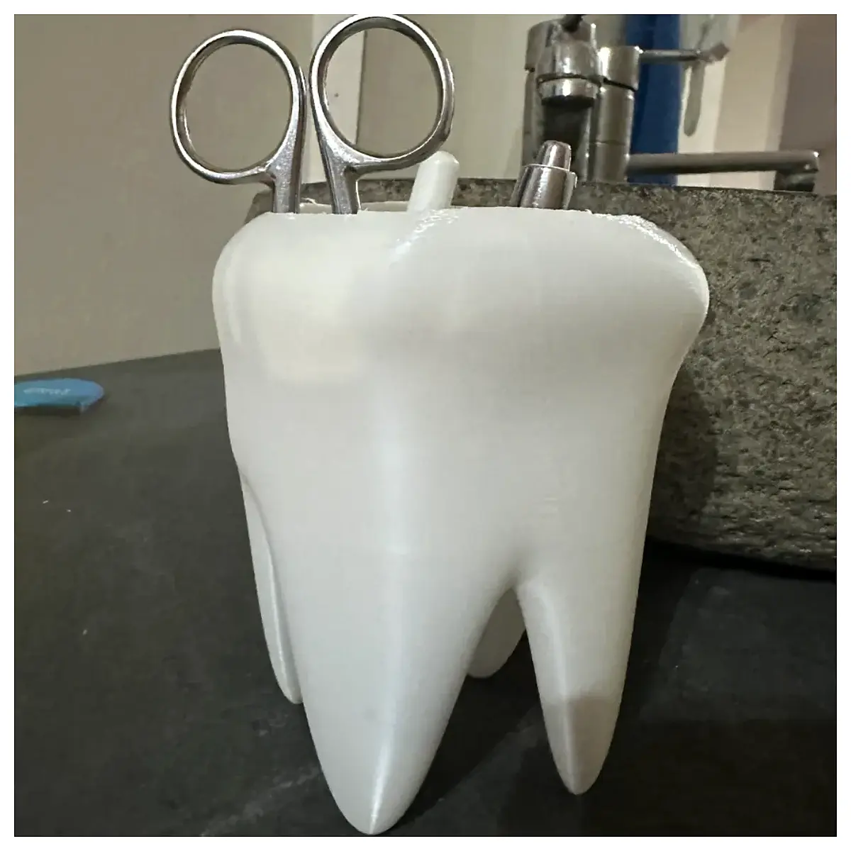 dental floss container holder dispenser travel case portable toothpick box organizer for bathroom cabinet