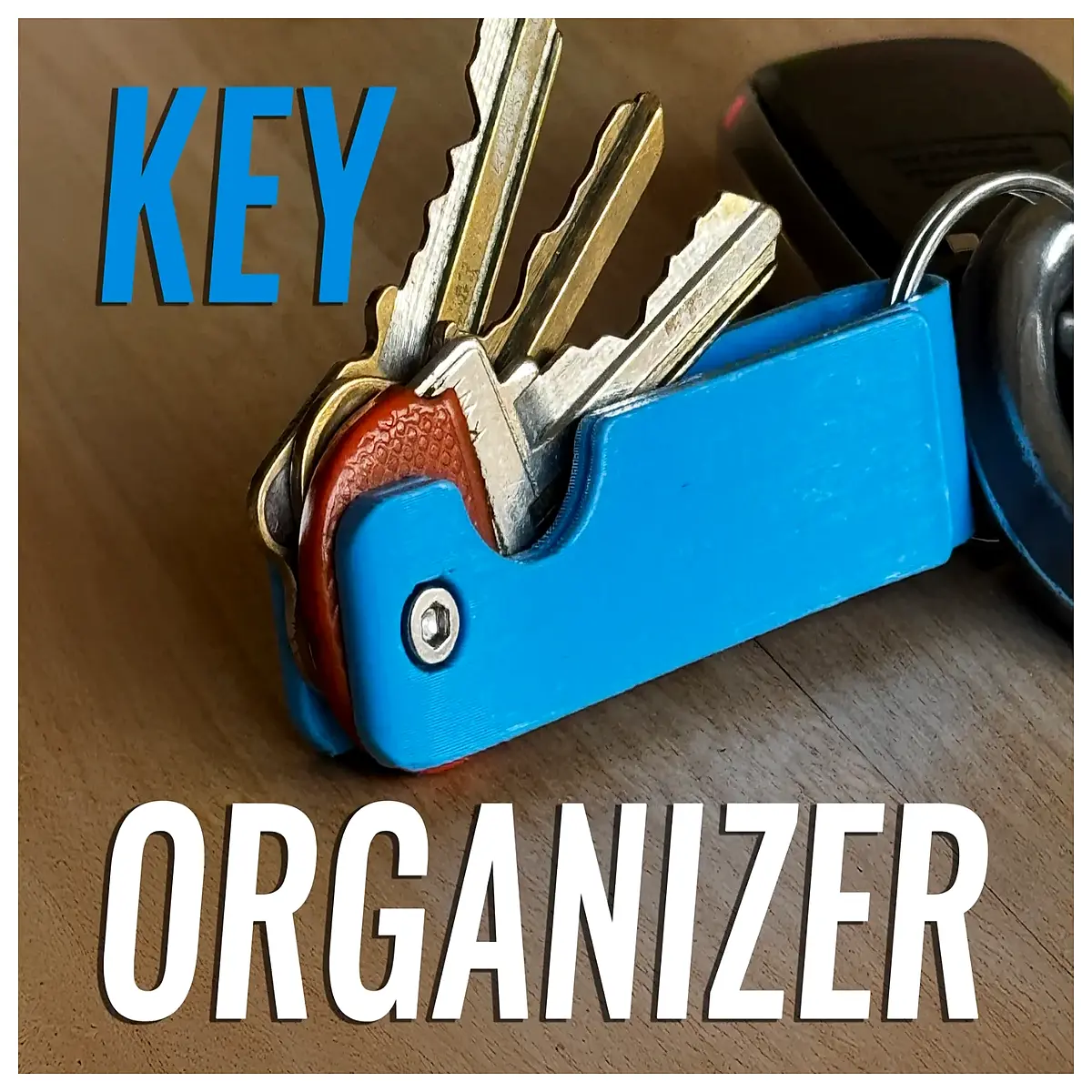 minimalist key holder for car keys anti loss tracking device slim leather organizer with clip