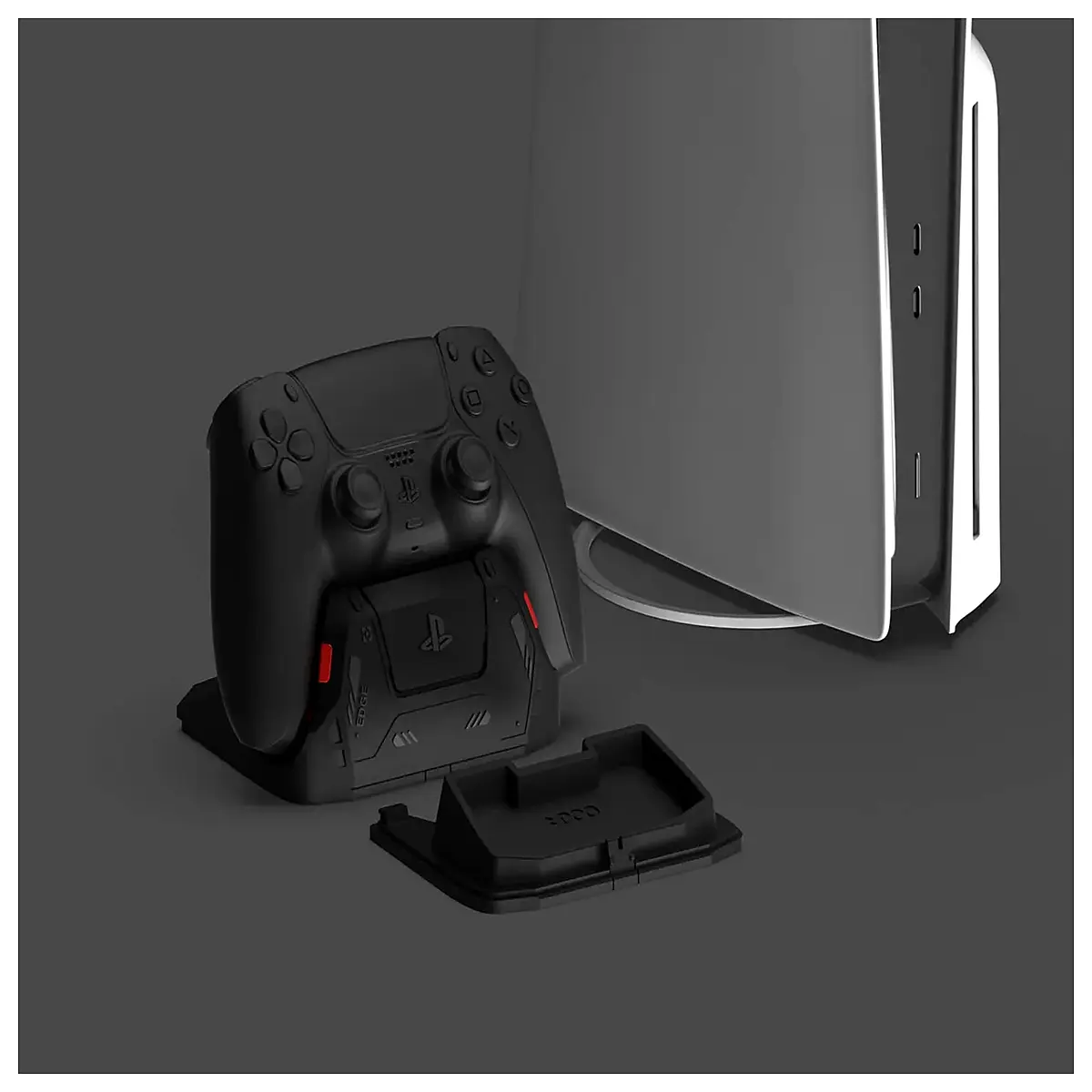 ps5 dualsense controller charging dock base station for 5 wireless gamepad organizer