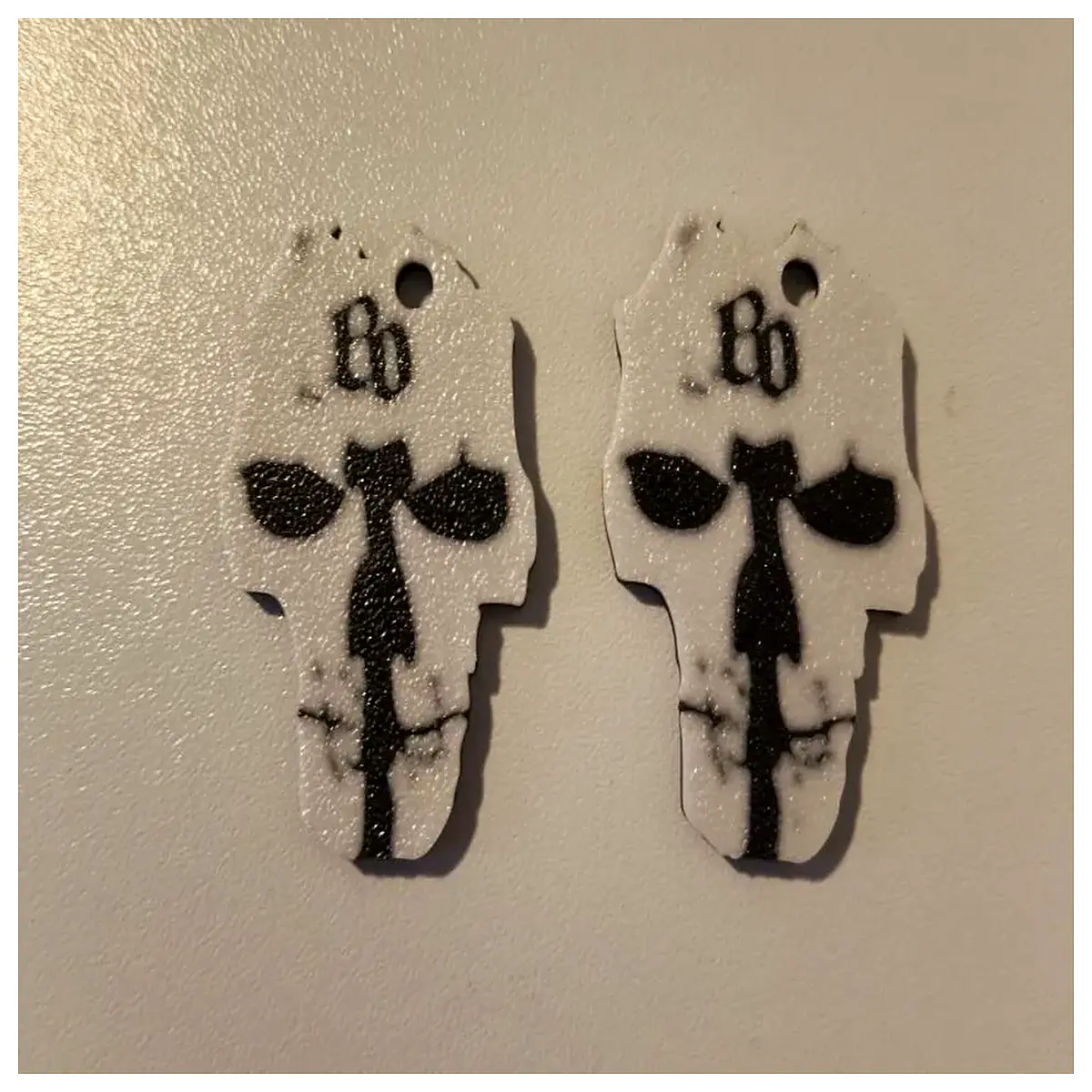 gothic skull keychain for men demon uncle pendant horror movie prop accessory biker motorcycle bag charm edgy metal jewelry gift