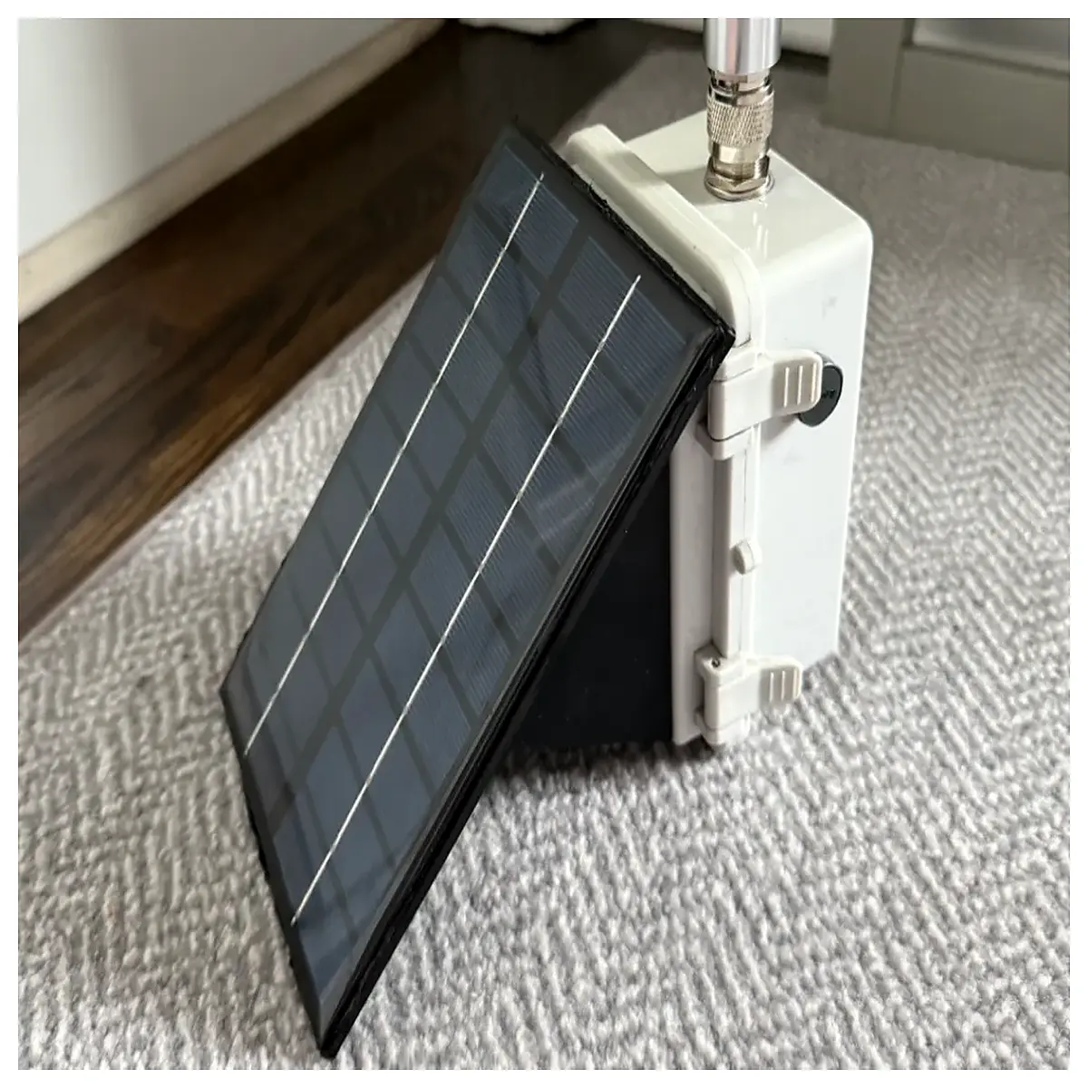 195x125mm solar panel mounting bracket for tape sealing machine duty aluminum alloy clamp for industrial packaging equipment