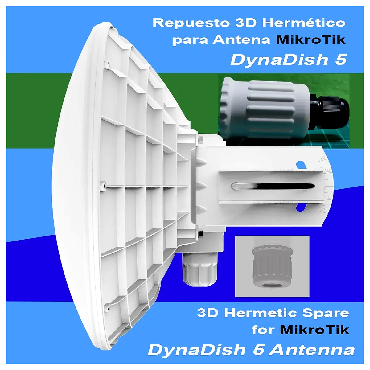dynadish 5ghz weatherproof seal gasket replacement parts antenna housing repair