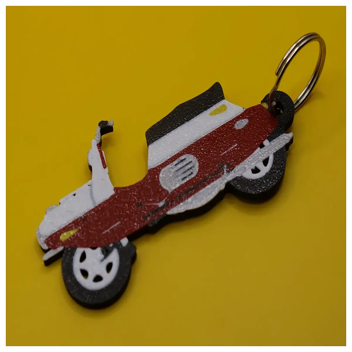 z 175501 moped prase keychain motorcycle accessory durable metal key ring riders