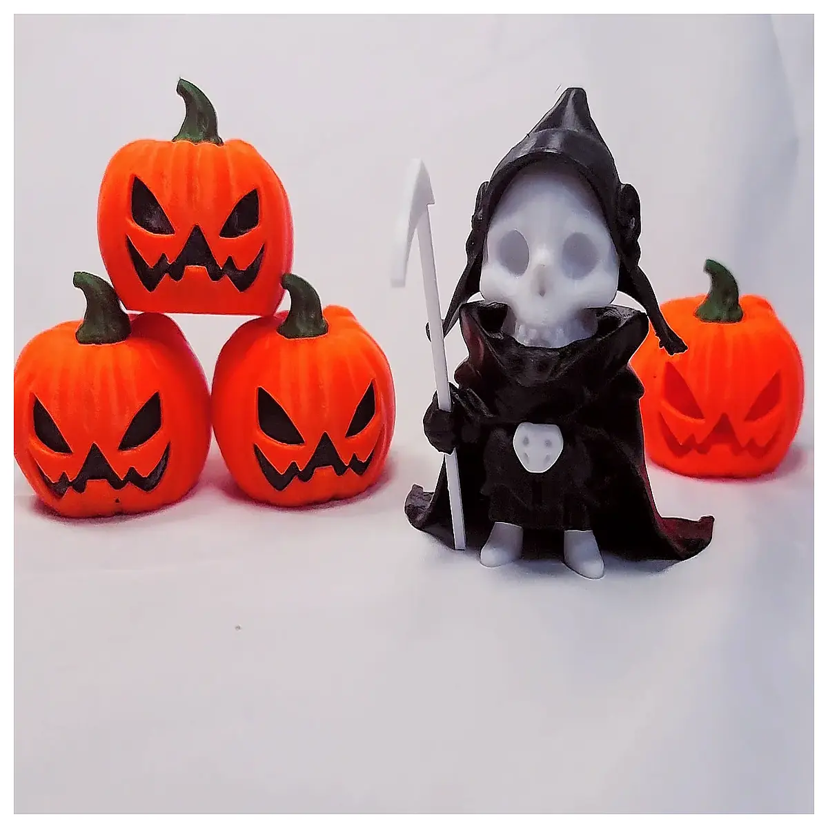 halloween skeleton decoration spooky carved jack o lantern prop for yard garden party decor