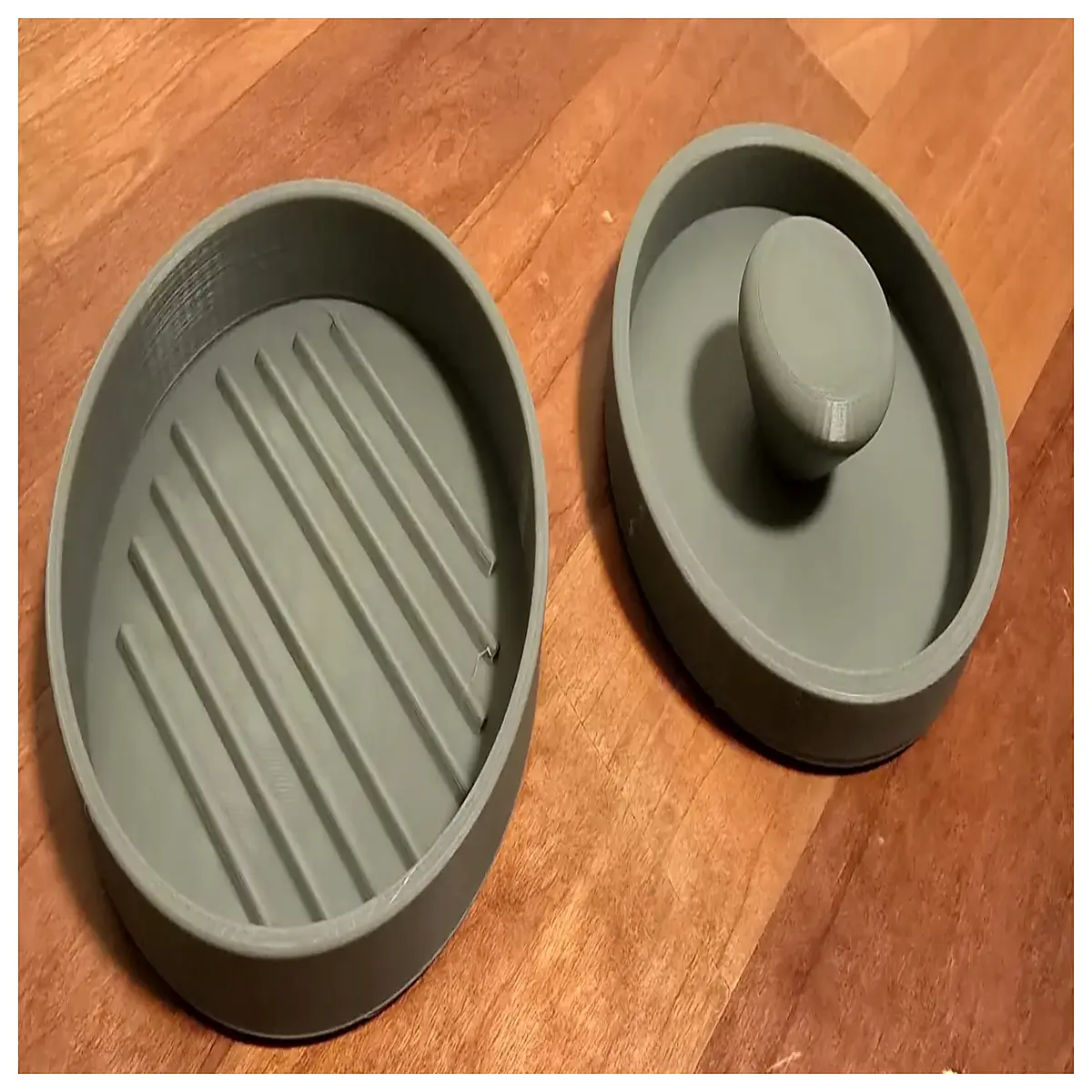 stainless steel burger press for patties hamburger shaping tool with handle