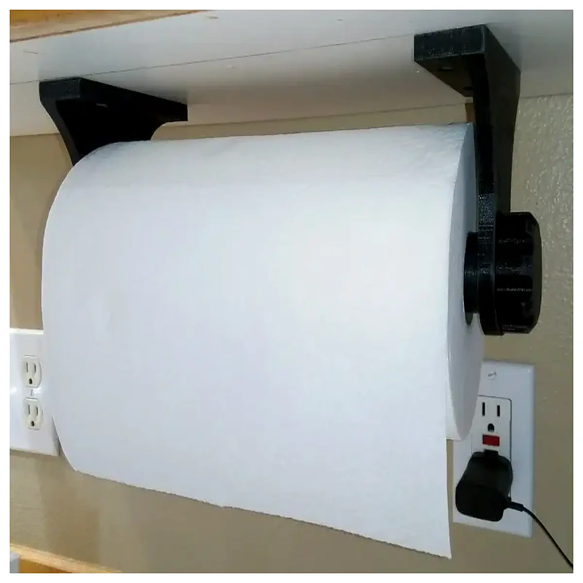 countertop paper towel holder magnetic or freestanding kitchen storage organizer for rolls