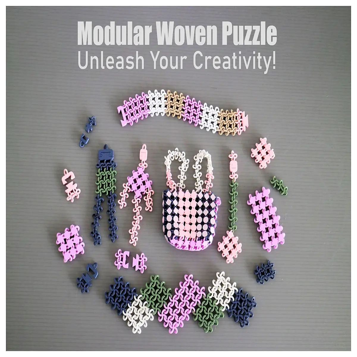 woven puzzle blocks for girls building toys fine motor skill development sets