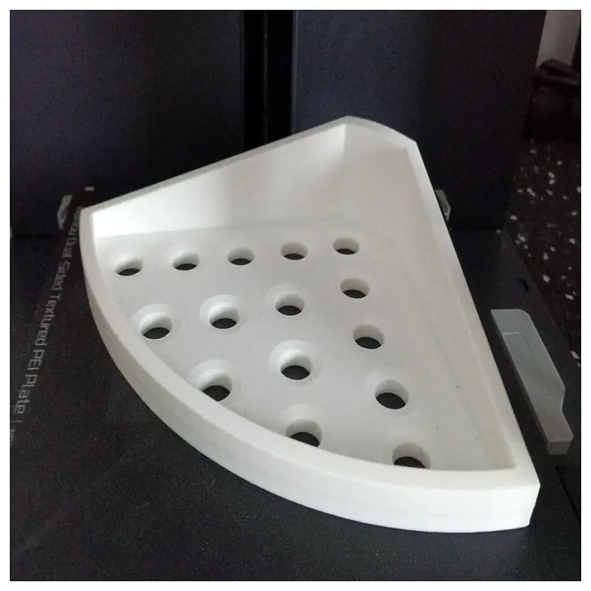 duty shower caddy corner shelf with hooks for bathroom storage organizer hanging basket