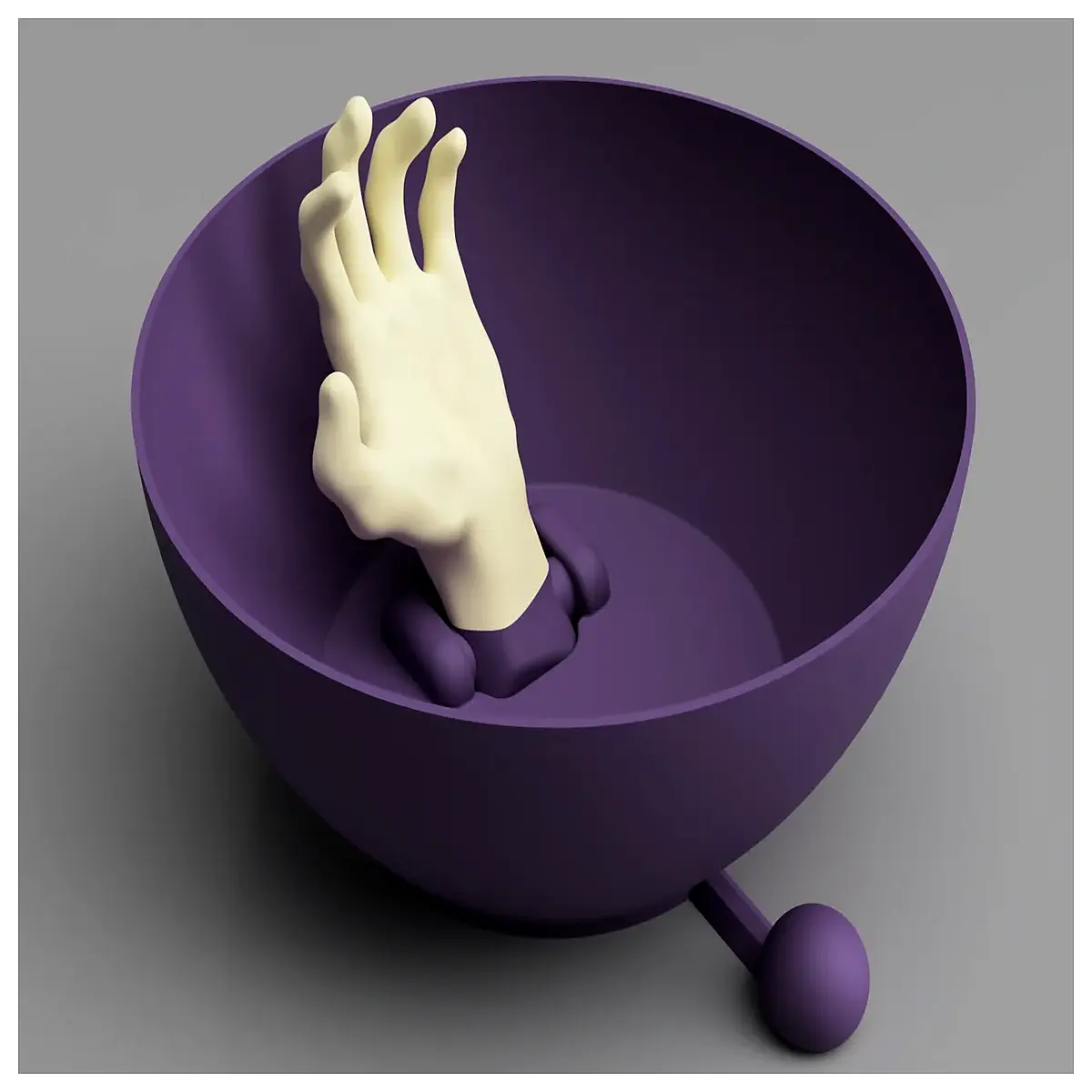 halloween zombie hand candy bowl spooky party favor treat container trick or treat bucket