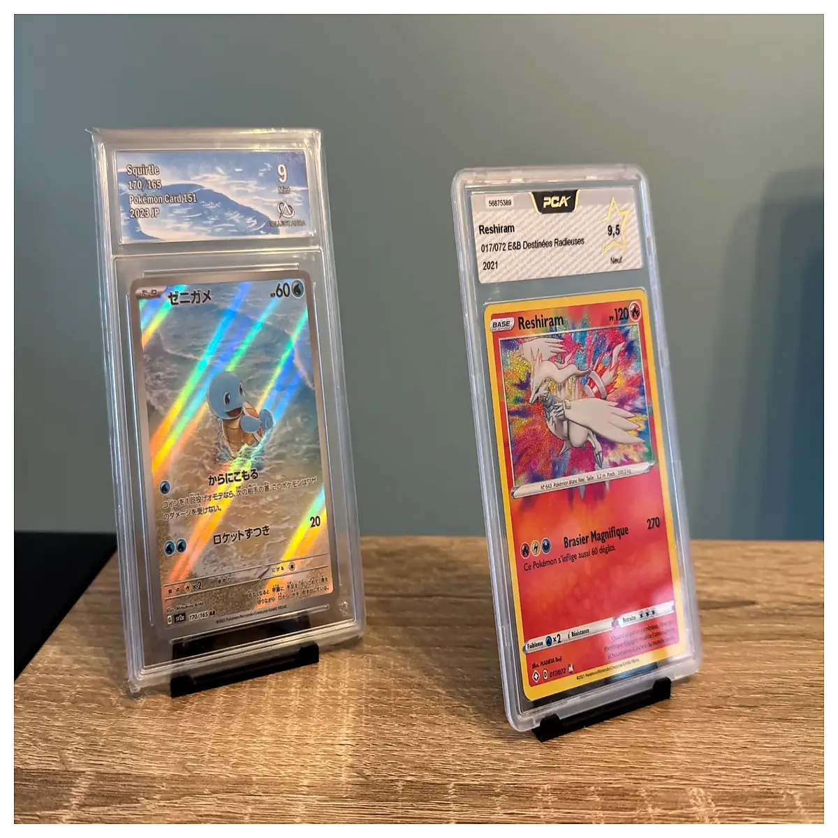 clear acrylic card holder for graded slabs psa bgs sgc protective shelf organizer