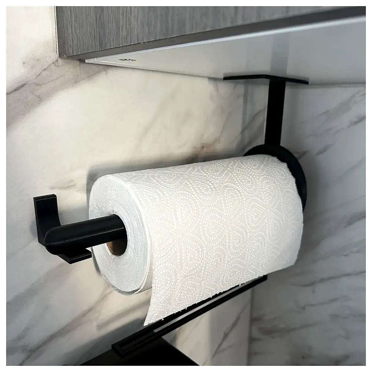 countertop kitchen paper towel holder roll dispenser organizer rack